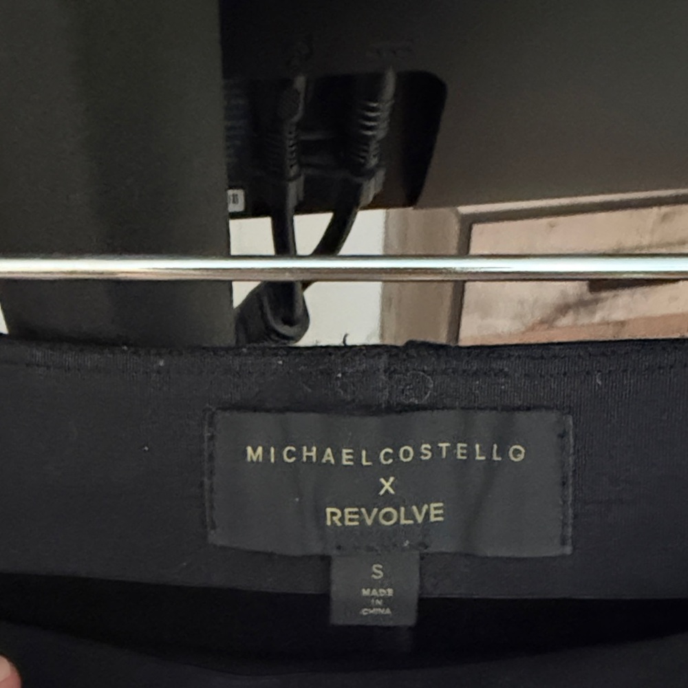 Michael Costello x Revolve Classic Black Midi Pencil Skirt - Picture 4 of 4
